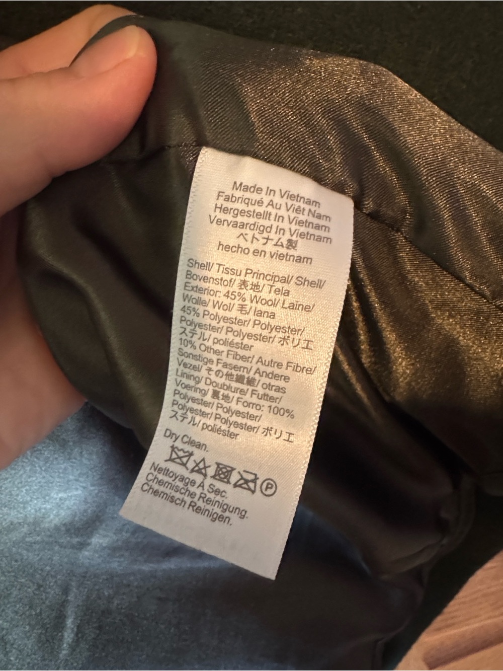 J. Crew Factory - Olive Green Wool Blend Lady Coat - Picture 7 of 7